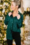 107127-It-s-A-Long-Story-Deep-Green-Sequin-Blouse